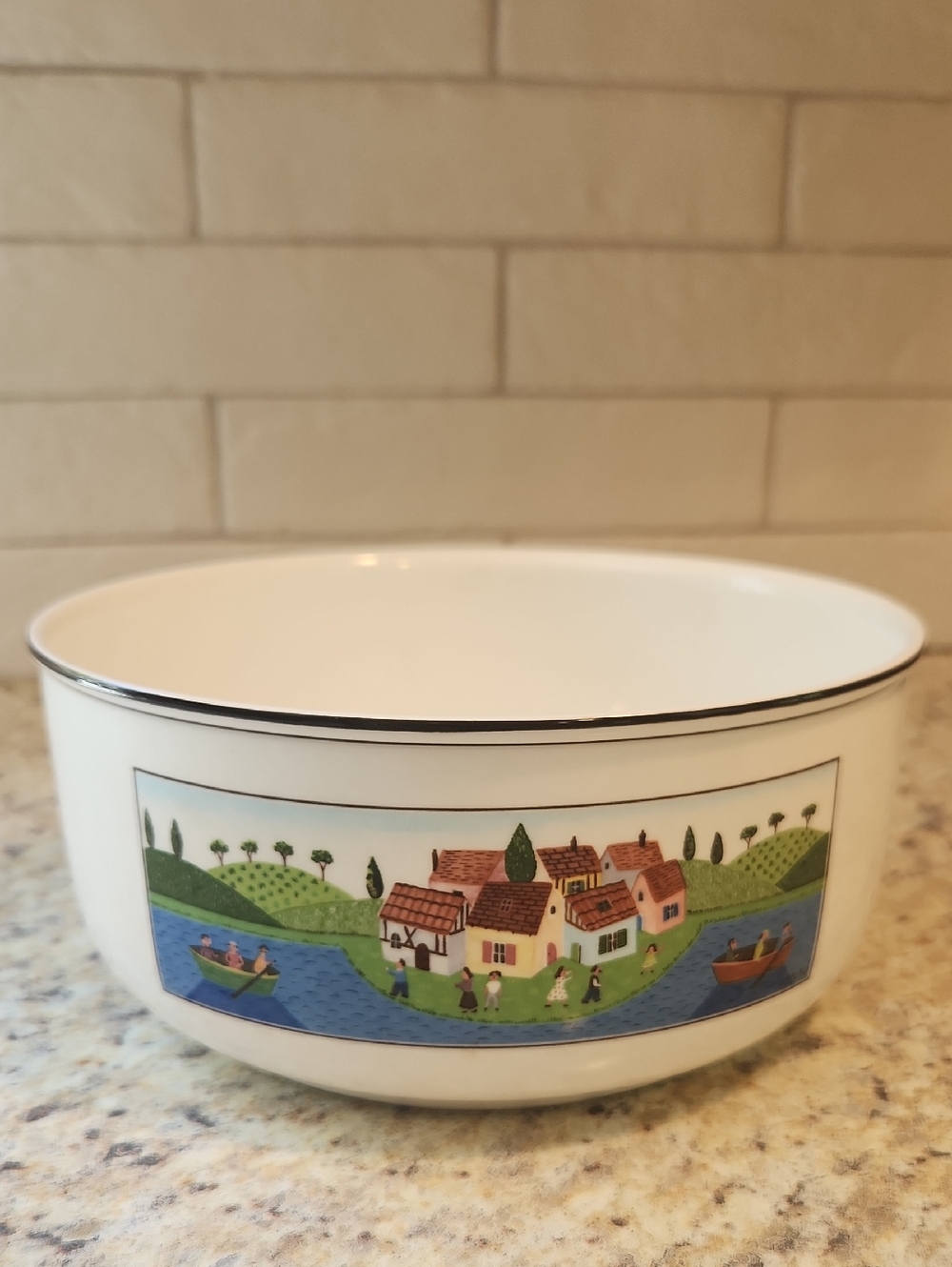 Villeroy And Boch Design Naif Serving Bowl - Picture 3 of 9